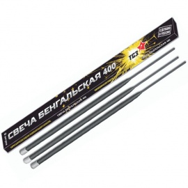 Время: 180 сек<br>Длина: 40 см<br>Тип: золотой цвет<br>Шт в упаковке: 3<br><br>Бенгальские огни - ТСЗ - ТР151 - длина 40 см. - время работы одной свечи 3 минуты - в упаковке 3 шт.. БЕНГАЛЬСКИЕ ОГНИ ТСЗ 40 см (3 шт)