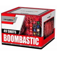 Салют - Maxsem - MC150-49 - BOOMBASTIC - 1,5" дюйма (38 мм.) калибр - 49 залпов 8 эффектов
... BOOMBASTIC 49 х 1,5
