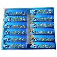Петарды фитильные - ТМ ВОЛК - АКУЛА SHARK 9 - B008 - размер 80*20-24 мм., синее свечение, громкий хл... ПЕТАРДЫ ФИТИЛЬНЫЕ АКУЛА SHARK 9 (12 шт)