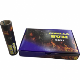 Петарды фитильные - ТМ ВОЛК - GORILLA BUM - B032 - размер 119*26-30 мм., громкий хлопок ≈ 120.. ПЕТАРДЫ ФИТИЛЬНЫЕ GORILLA BUM (6 шт)