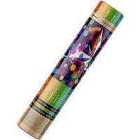 Пневмохлопушка 30 см цветное конфетти-кружки