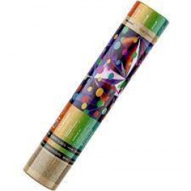 Пневмохлопушка 30 см цветное конфетти-кружки