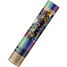 Пневмохлопушка 30 см цветное конфетти-серпантин