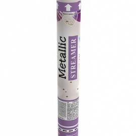 Пневмохлопушка 40 см разноцветный серпантин