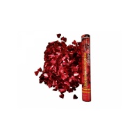 Пневмохлопушка 60 см конфетти сердца