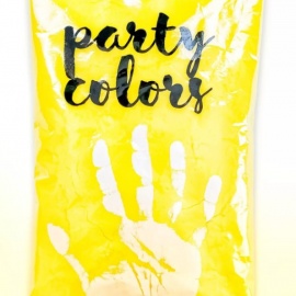 Краски Холи (жёлтый) Party colors