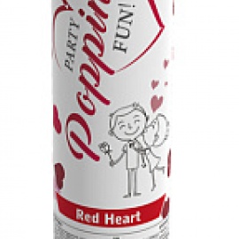 Пневмохлопушка 30 см наполнение: сердца