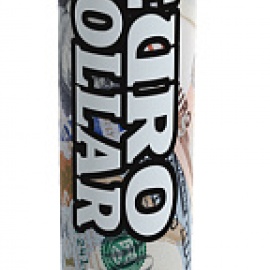 Пневмохлопушка 30 см деньги